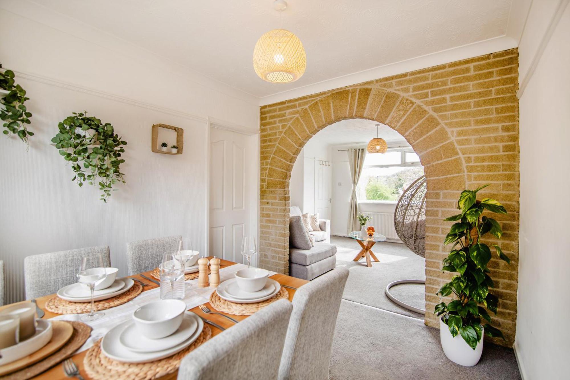 Serene Boho Retreat: White Oak Charm House 7Ppl Sheffield Exteriör bild